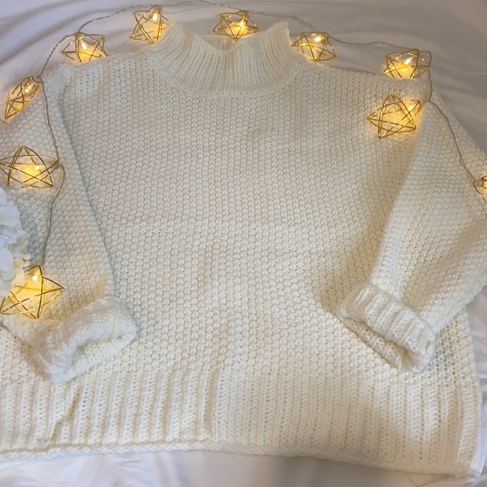 Cream Colored Turtle Neck